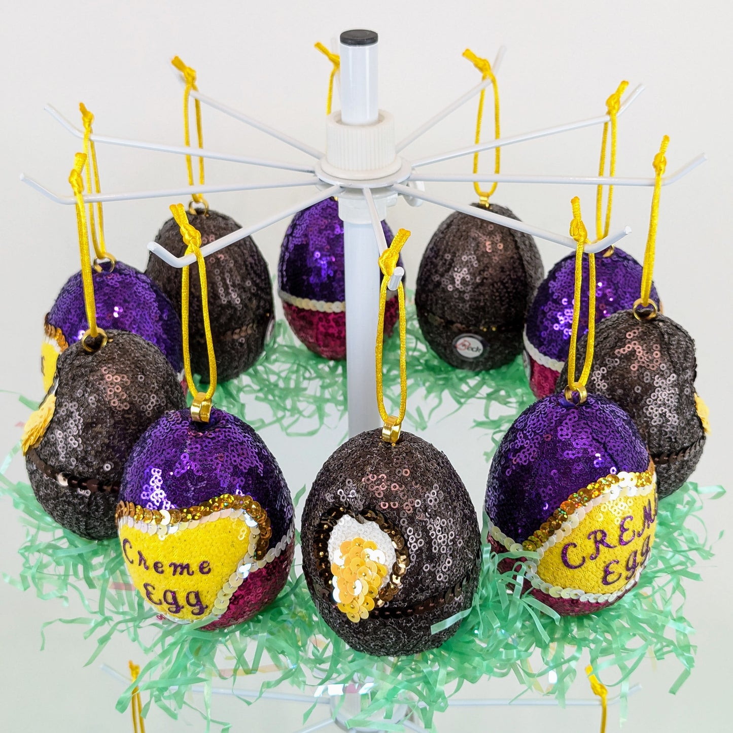 Creme Egg Ornaments (set of 2)