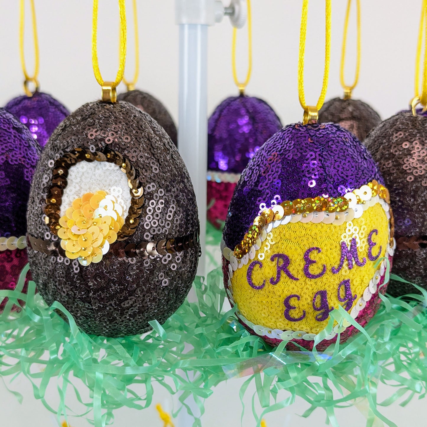 Creme Egg Ornaments (set of 2)