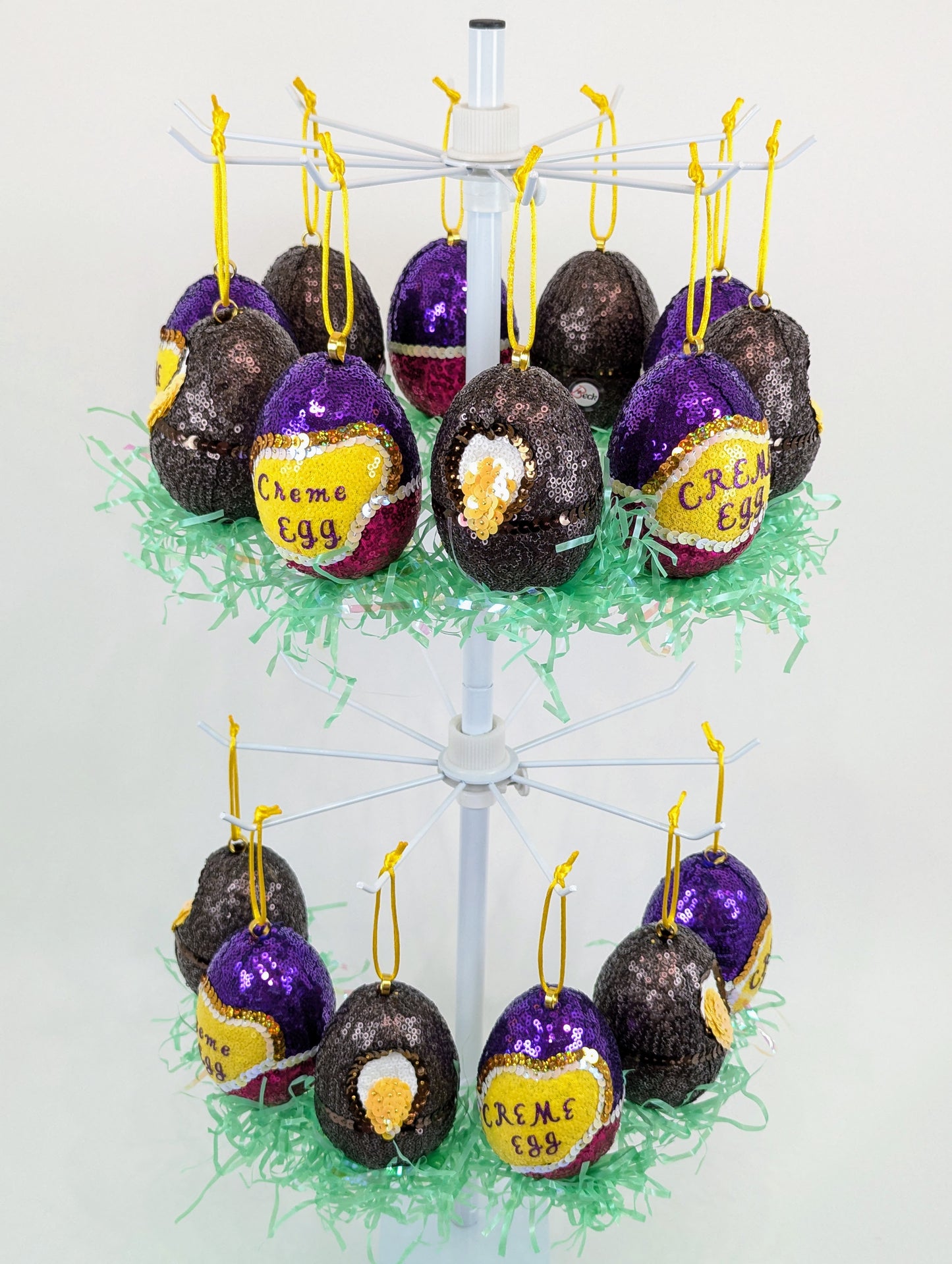 Creme Egg Ornaments (set of 2)