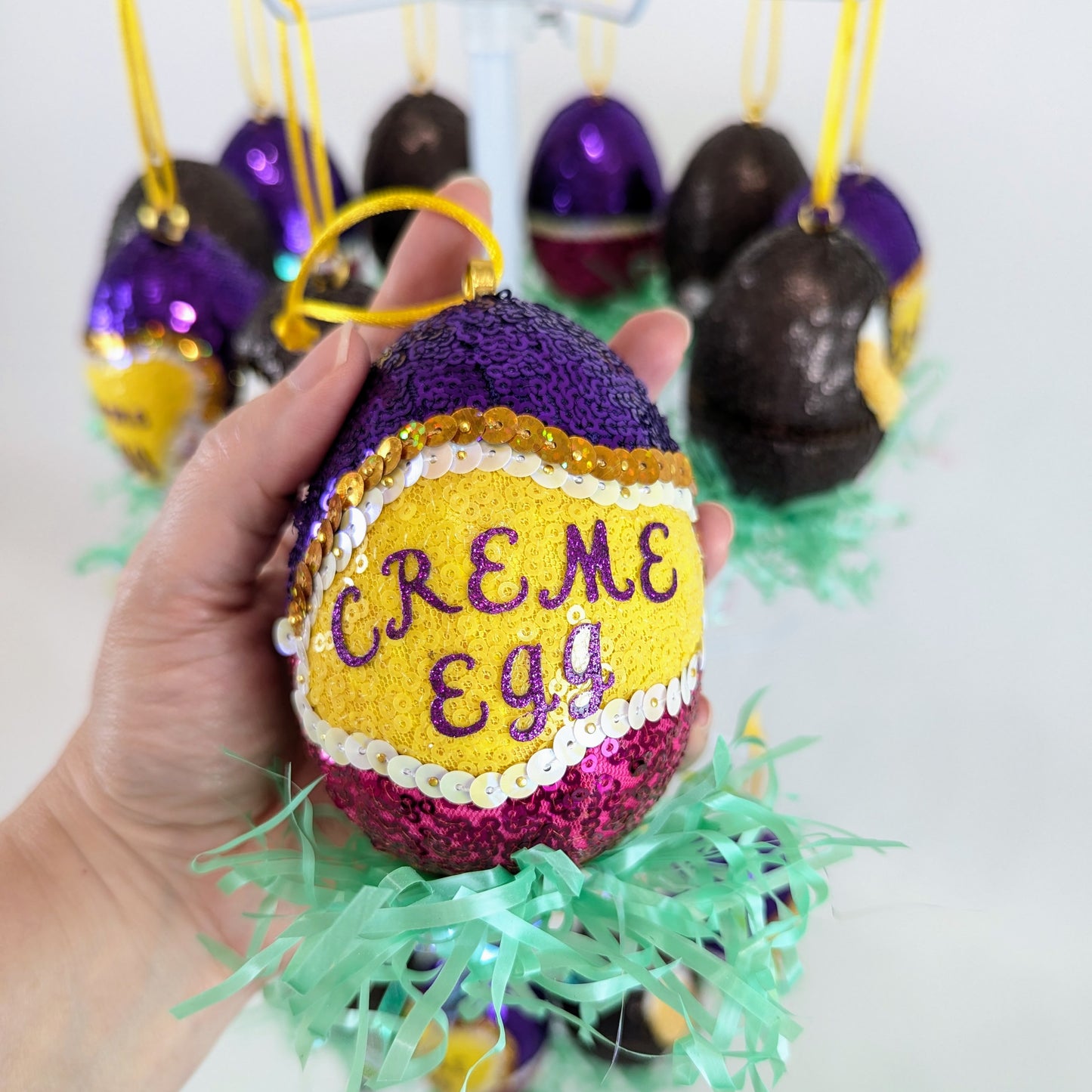 Creme Egg Ornaments (set of 2)