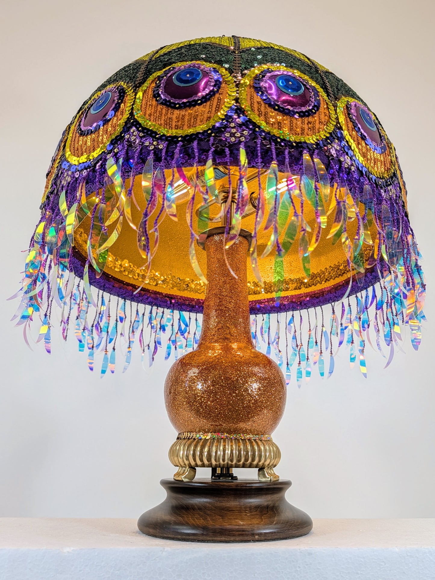 Peacock Lamp