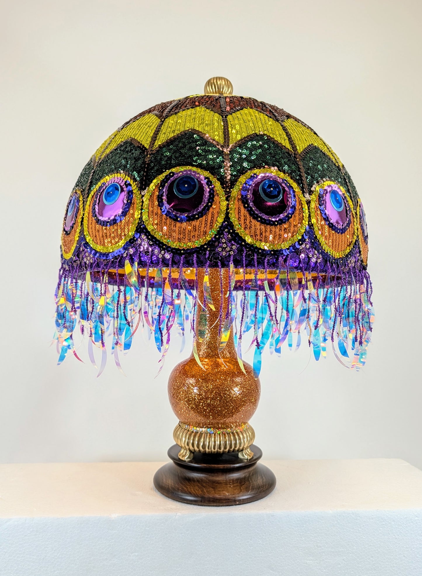 Peacock Lamp