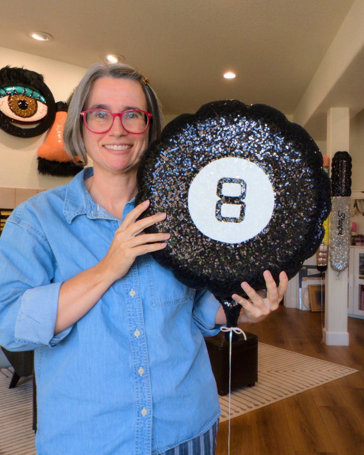 Magic 8 Ball Balloon
